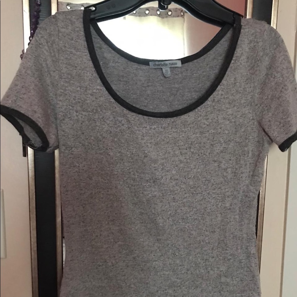 Forever 21 Grey Crop Top